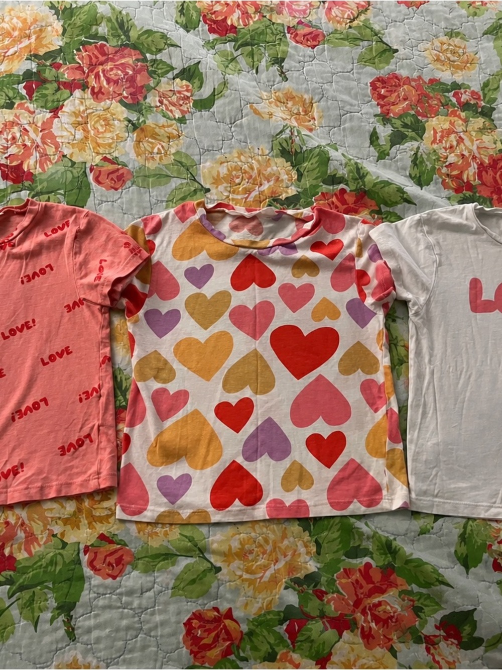 H&M Shirts with Love/Hearts